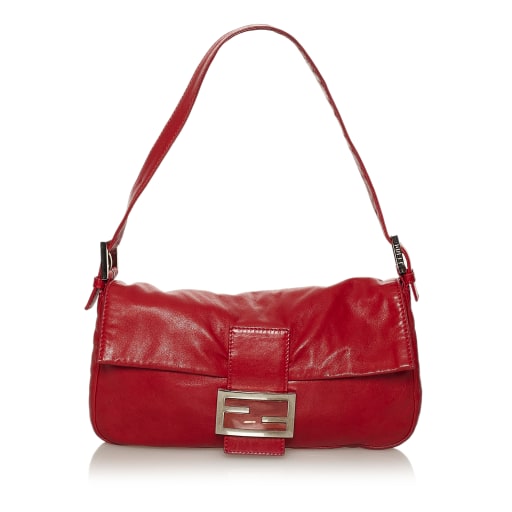 Fendi Mamma Forever Leather Shoulder Bag
