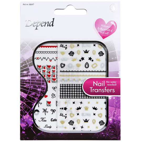 Depend Nail Art Nail Transfers