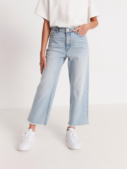 VANJA Vida high waist jeans med croppat ben
