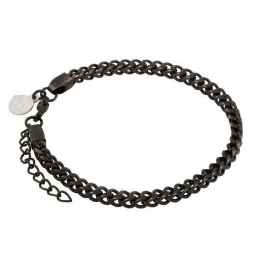 Sam Steel Bracelet Black