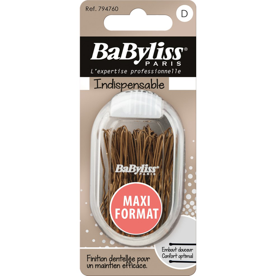 BaByliss 794760 Hårnål u-form brun 60st