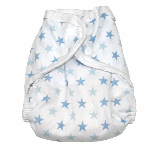 MuslinZ Tygblöja Stl 2 Blue Stars 1 st