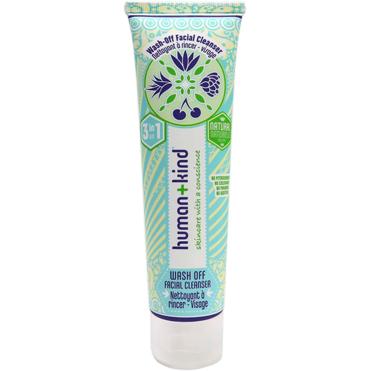 human + kind Wash+Off Facial Cleanser 100 ml