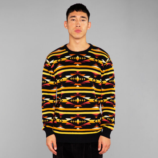 Sweater Mora Ikat Black