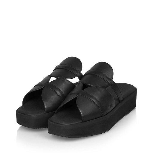 189g High Black Leather Black Outsole