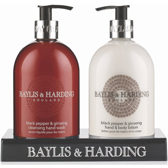 Baylis & Harding Signature Men's Black Pepper & Ginseng 2 Bottle Set 1