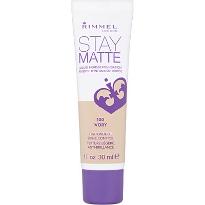 Rimmel Stay Matte 30ml 100 Ivory