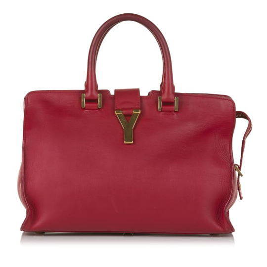 Ysl Cabas Chyc Leather Satchel