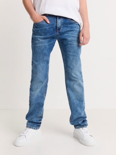 STURE Jeans i trikå med rakt ben och normalhög midja