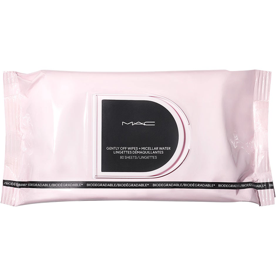 Biodegradable Gently Off Wipes, 80 pcs MAC Cosmetics Rengöring