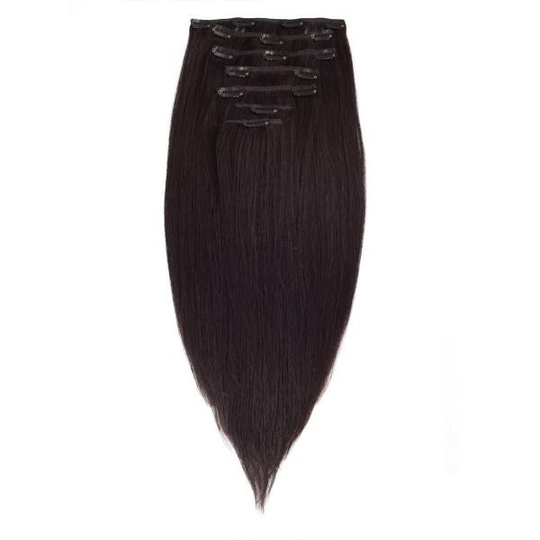 Rapunzel of Sweden Clip-on set Original 7 pieces 60 cm 1.2 Black Brown