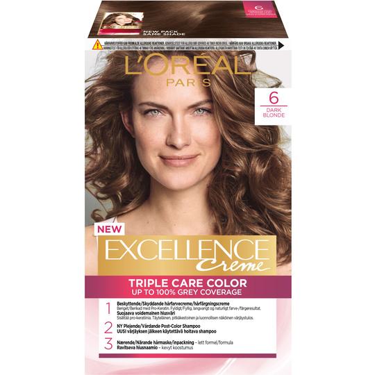 Loreal Paris Excellence Creme 6 Dark Blonde