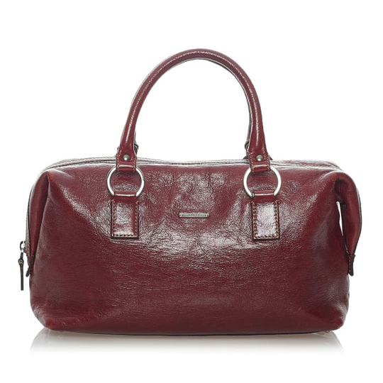 Gucci Leather Boston Bag