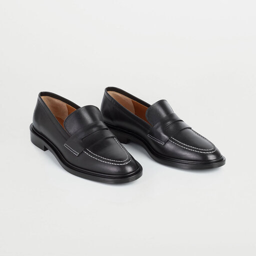 Monti Black Loafers