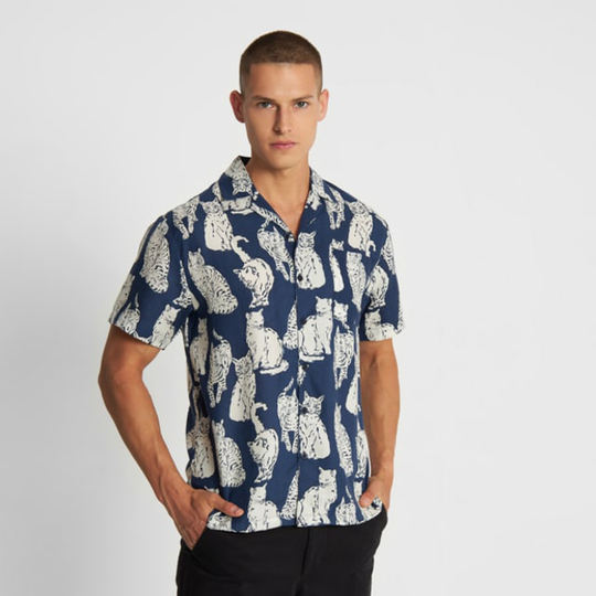 Shirt Marstrand Cats Blue