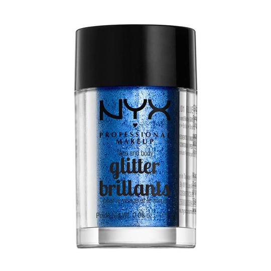 NYX Professional Makeup Face& Body Glitter- Blue