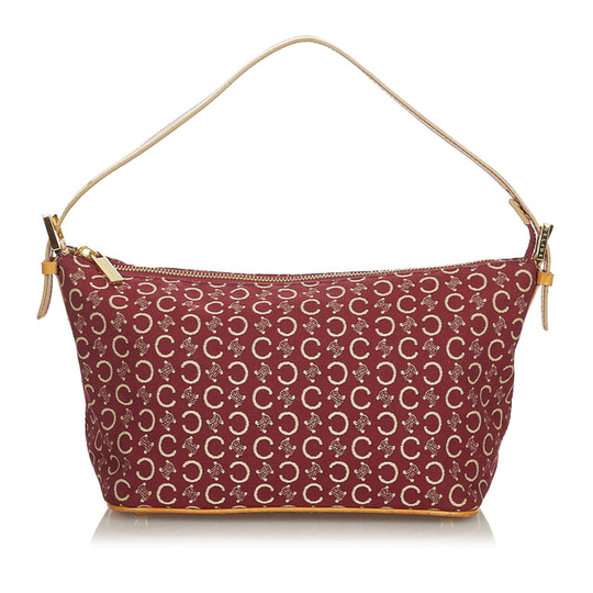 Celine C Macadam Canvas Baguette