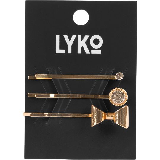 LYKO Hair-Slide 3 Pack Hair Clips 3 Pack