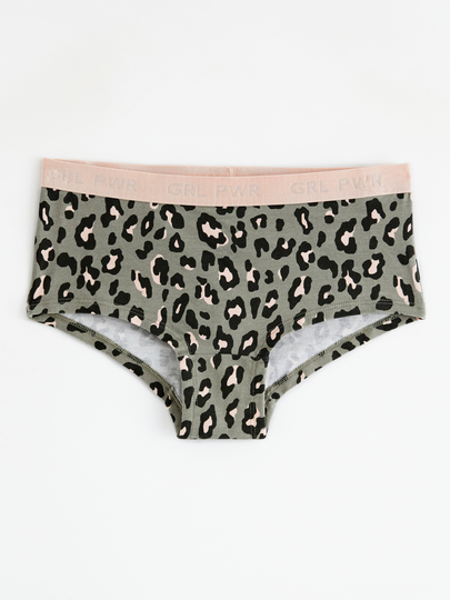 Trosa med leopardmönster
