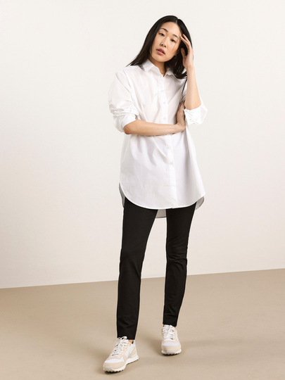 JONNA Slim fit byxa med hög midja
