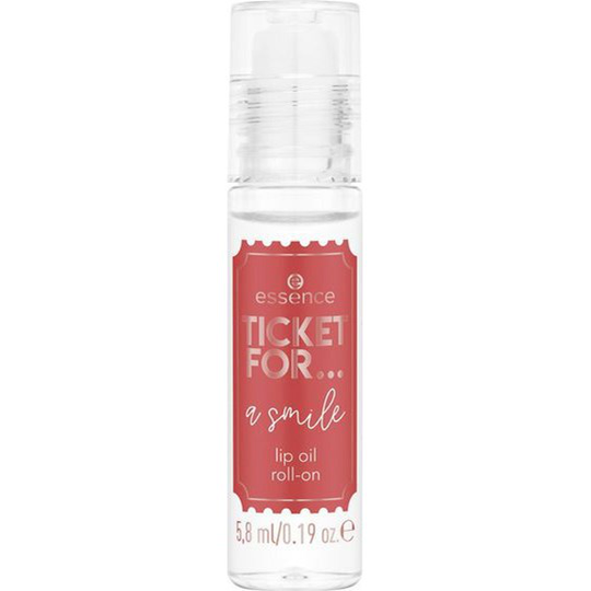 essence TICKET FOR… a smile lip oil roll-on 01 5,8 ml