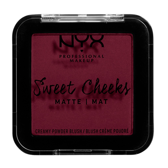 NYX Professional Makeup Sweet Cheeks Creamy Powder Blush Matte Red Riot