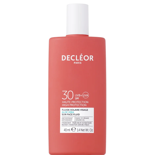 Aloe Vera Sun Face Fluid, 40 ml Decléor Solskydd & Solkräm