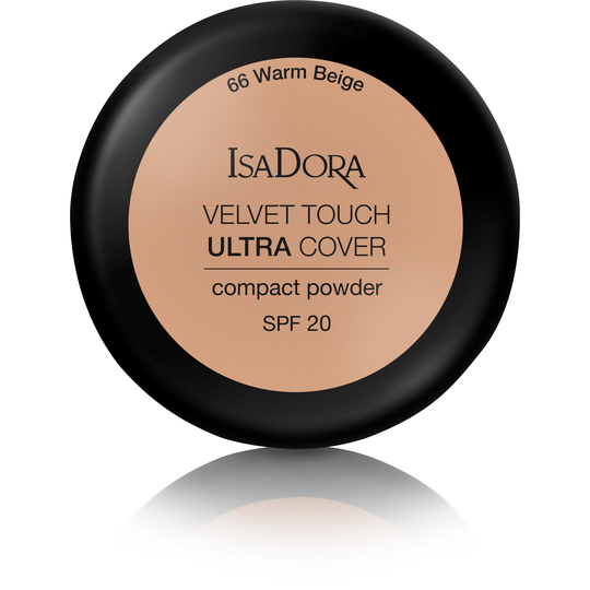 IsaDora Velvet Touch Ultra Cover Compact Power Spf 20 66 Warm Beige