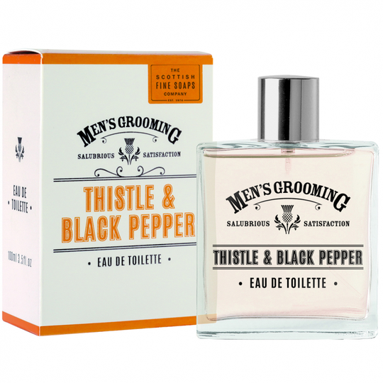 The Scottish Fine Soaps Company Thistle and Black Pepper Eau de Toilette (100ml)