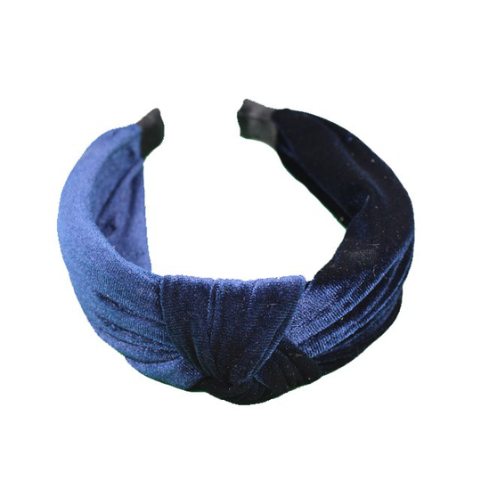 LYKO Diadem Velvet Tie Blue