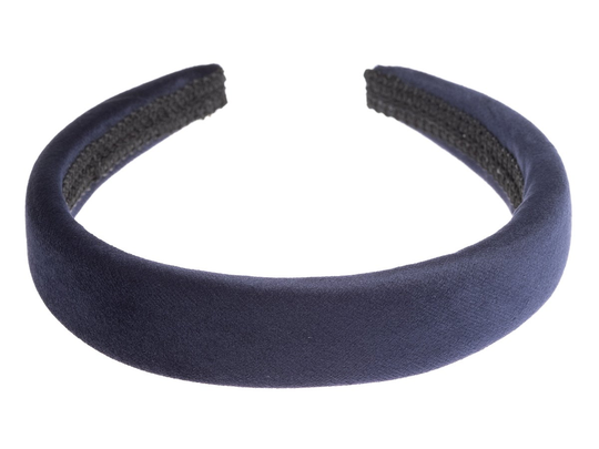 Velvet Hairband Broad, Dark Hårband & Håraccessoarer