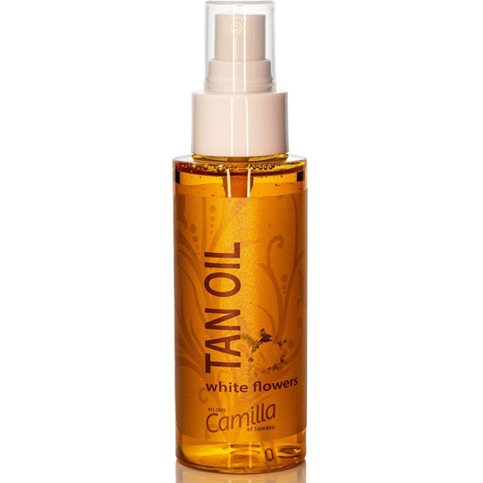 Camilla of Sweden Tan Oil White Flower