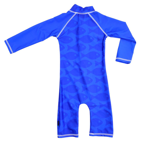 Swimpy Solid Fish Blue UV-dräkt Stl 62-68