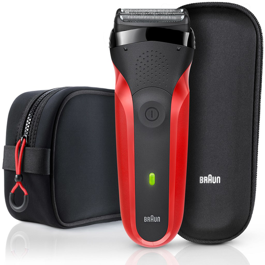 Braun Rakapparat Series 300 TS red
