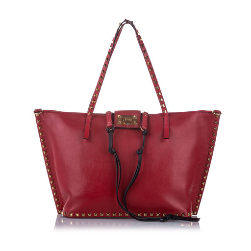 Valentino Rockstud Leather Satchel