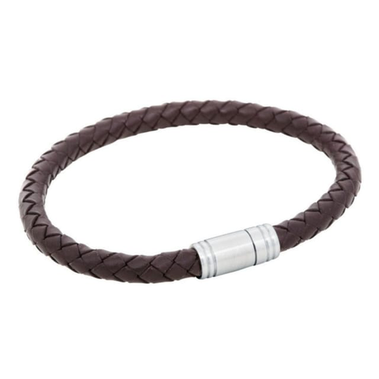 Liam Leather Bracelet Brown/gold