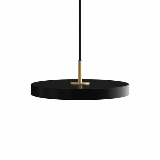 Asteria Mini Black Ø 31 X 10,5 Cm, 2.7m Cordset