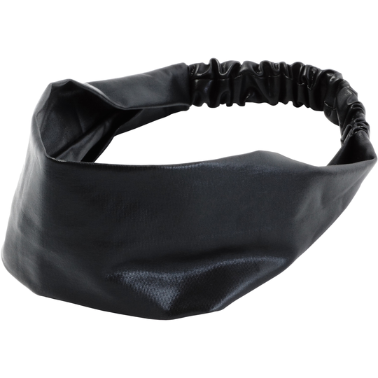 LYKO Headband "latex-look" Black