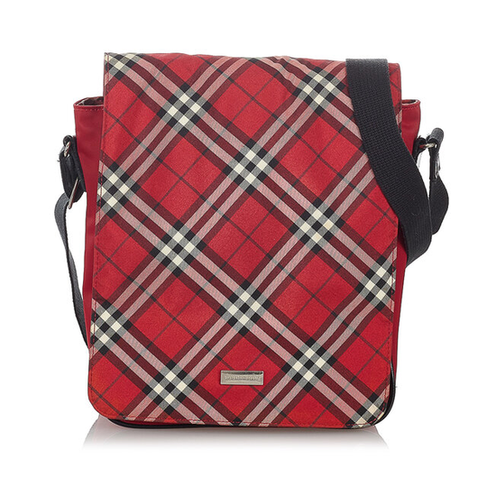 Burberry Nova Check Nylon Crossbody Bag