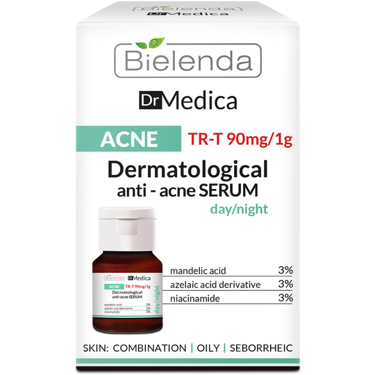Bielenda DR MEDICA ACNE Dermatologic anti-acne face serum day/night 3