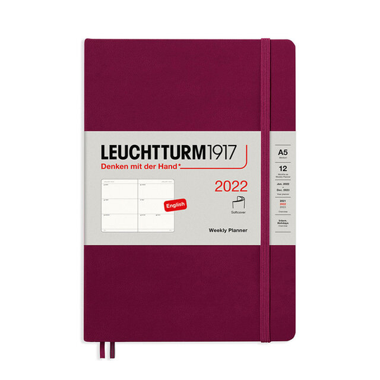 Kalender 2022 A5 Vecka/Uppslag