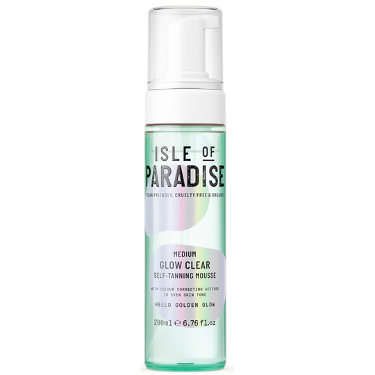 Isle Of Paradise Glow Clear Self Tanning Mousse Medium