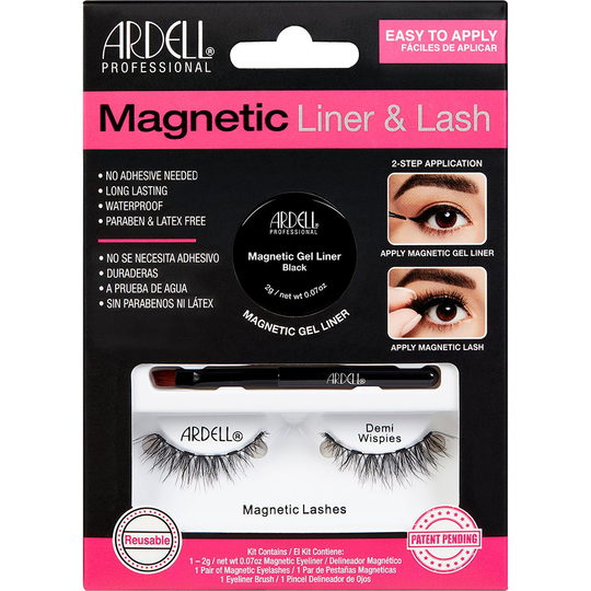 Magnetic Lash & Liner Kit Demi Wispies, Ardell Lösögonfransar