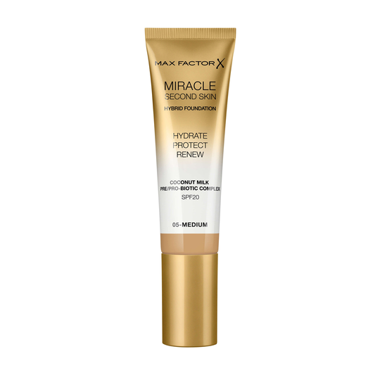 Max Factor Miracle Touch Miracle Second Skin Foundation 005 Medium