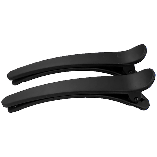 LYKO 2-pack Rubberized Mini Clips Black