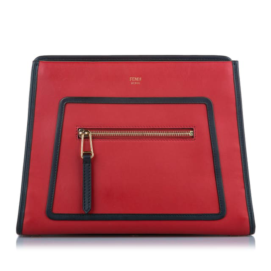 Fendi Runaway Leather Satchel