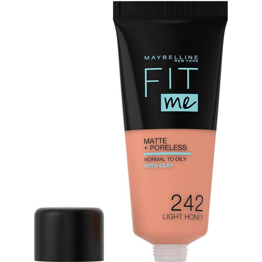 Maybelline New York Fit Me Matte & Poreless Foundation Light Honey 242