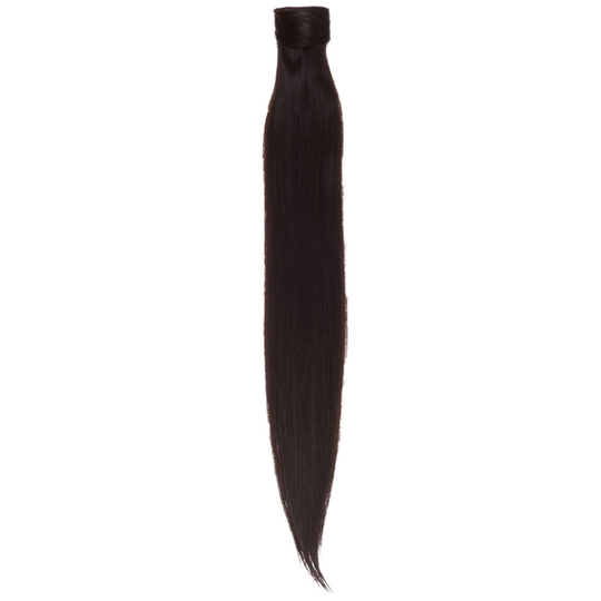 Rapunzel of Sweden Clip-In Ponytail 1.2 Black Brown 50cm