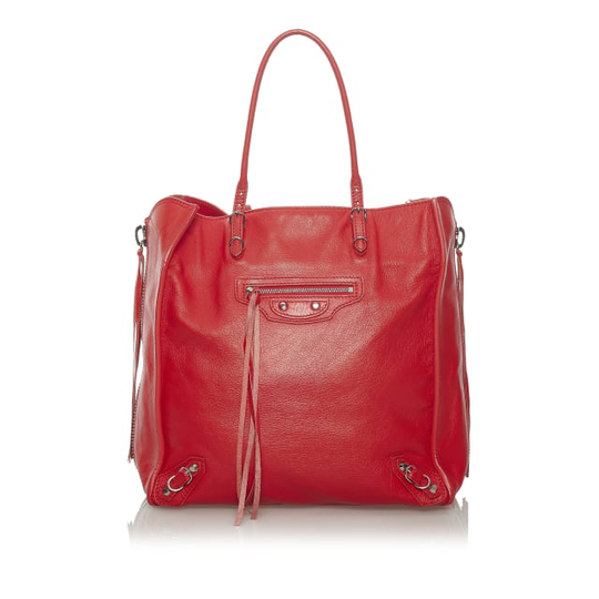 Balenciaga Papier A5 Leather Tote Bag