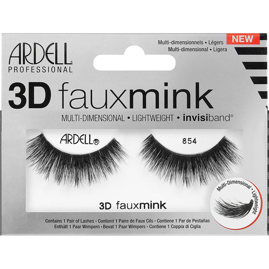 Ardell 3D Faux Mink 854 | Lätta, voluminösa lösögonfransar